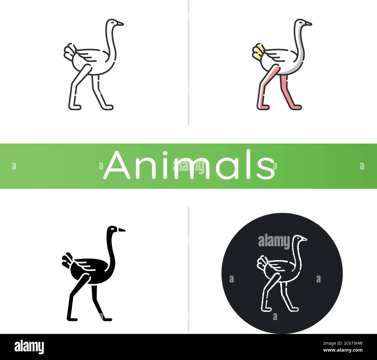 Wildlife husbandry sign Stock Vector Images - Alamy