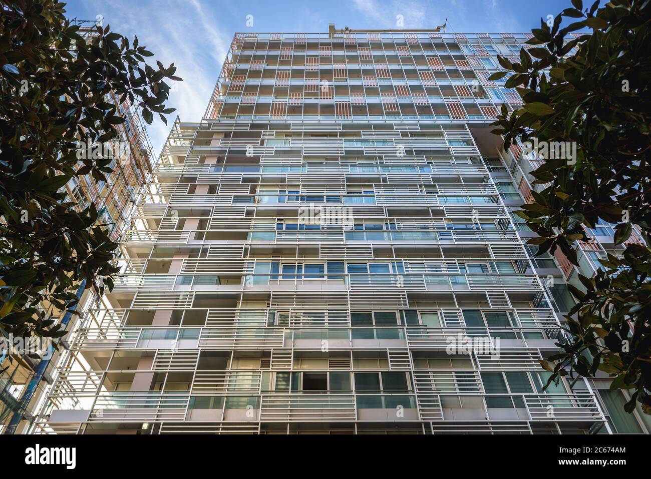 GC Towers residential building in Centre Ville district of Beirut, Lebanon Stock Photo