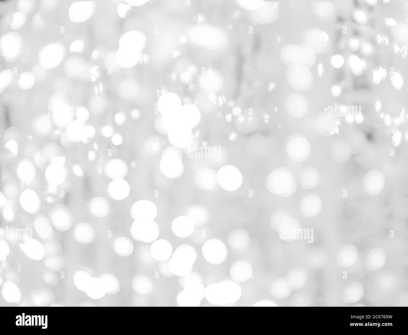 blurred bokeh light defocused background and textured for Christmas , New  Year holidays party and celebration background, black and white colour  Stock Photo - Alamy