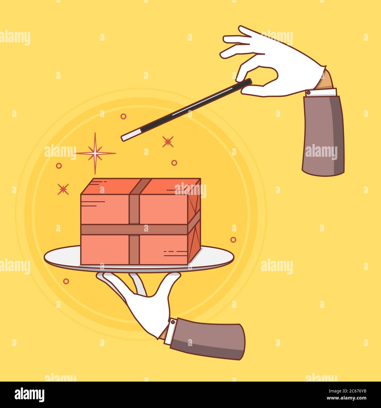 Fast delivery vector conceptual illustration. Stock Vector