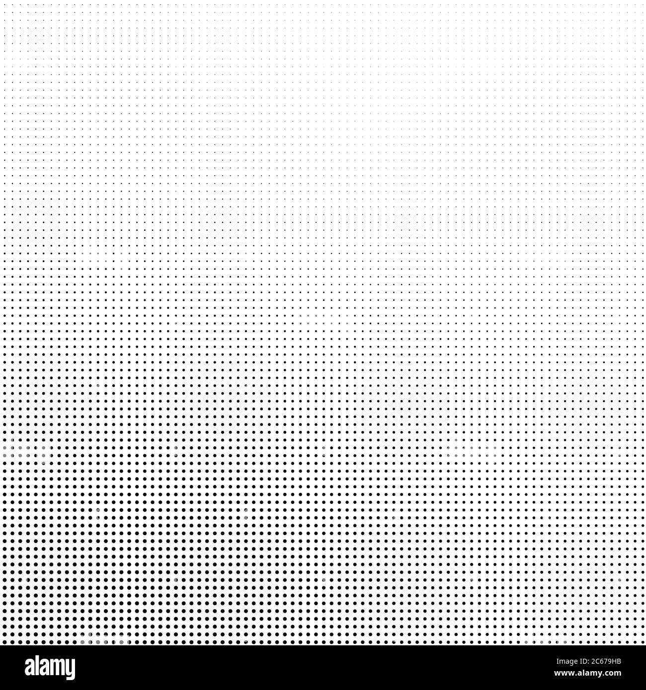 Abstract halftone background in black and white. Dotted vector pattern ...
