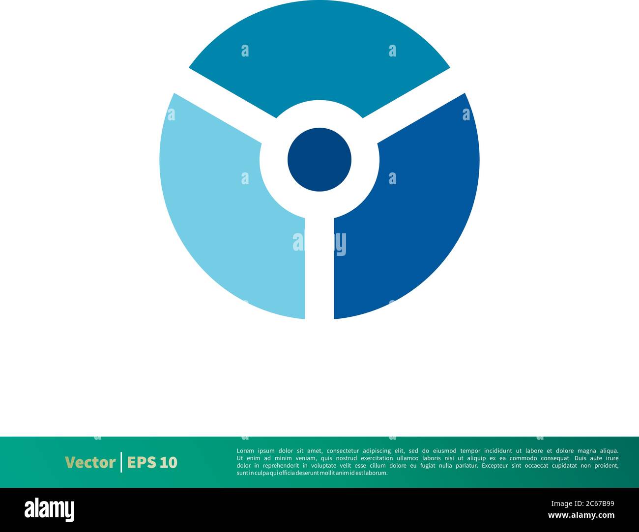 Piece Diagram Graphic Chart Icon Vector Logo Template Illustration Design. Editable Vector EPS 10. Stock Vector