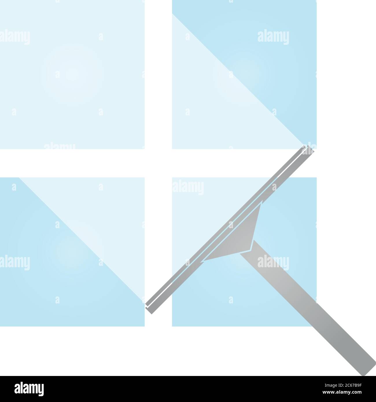 Cleaning windows, cleaning, cleaning company, logo, icon Stock Vector