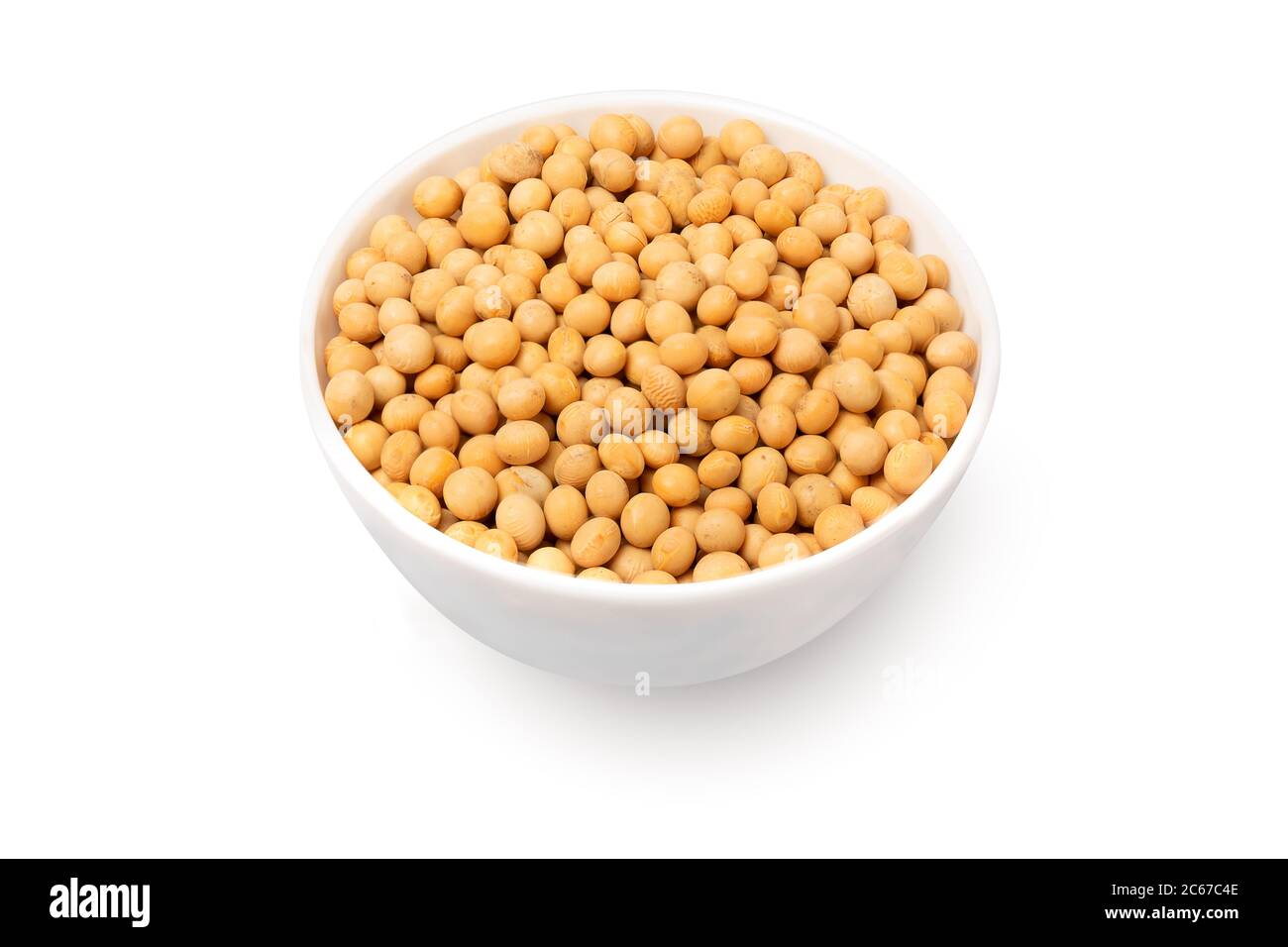 Raw soybeans legums. Beneficial health properties, rich in rich in
