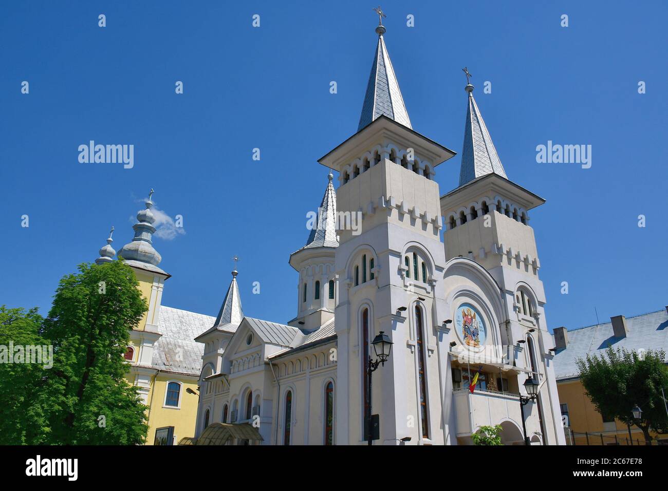 orthodox church, Baia Mare, Nagybánya, Maramures Region, Romania Stock Photo
