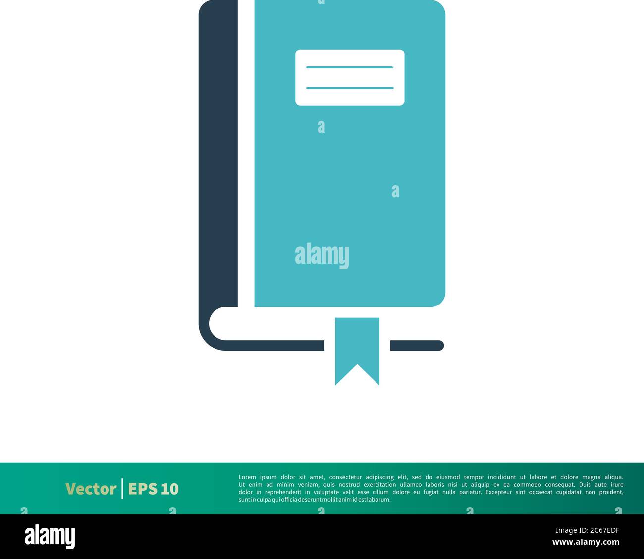 Book Icon Vector Logo Template Illustration Design. Editable Vector EPS 10. Stock Vector