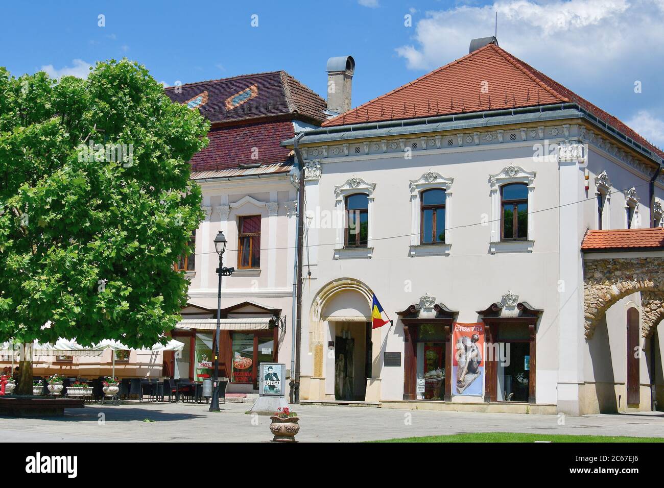 downtown, Baia Mare, Nagybánya, Maramures Region, Romania Stock Photo