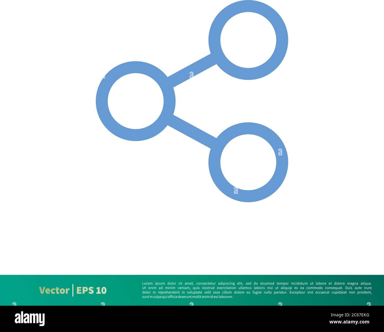 Share Data Icon Vector Logo Template Illustration Design. Editable ...