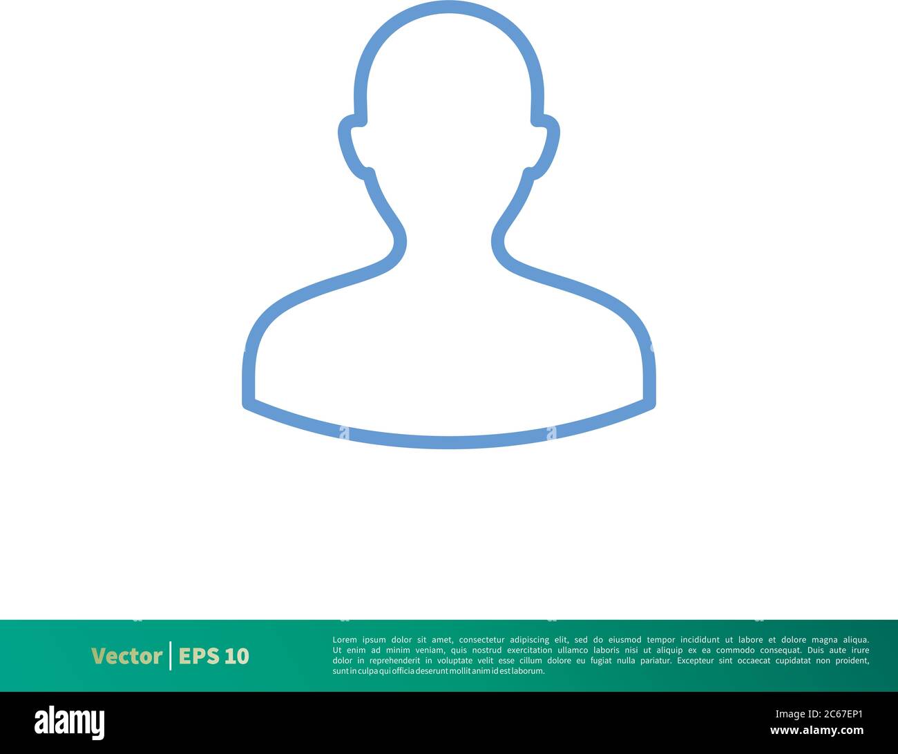 Profile Avatar Icon Vector Logo Template Illustration Design. Editable ...