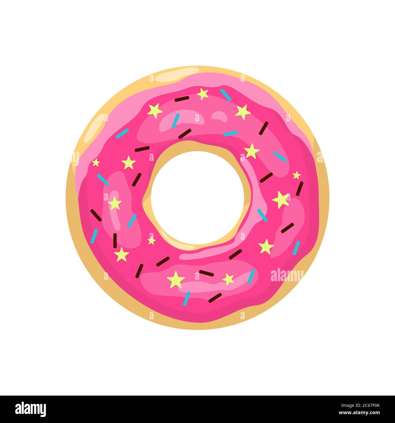 Cartoon donut hi-res stock photography and images - Alamy