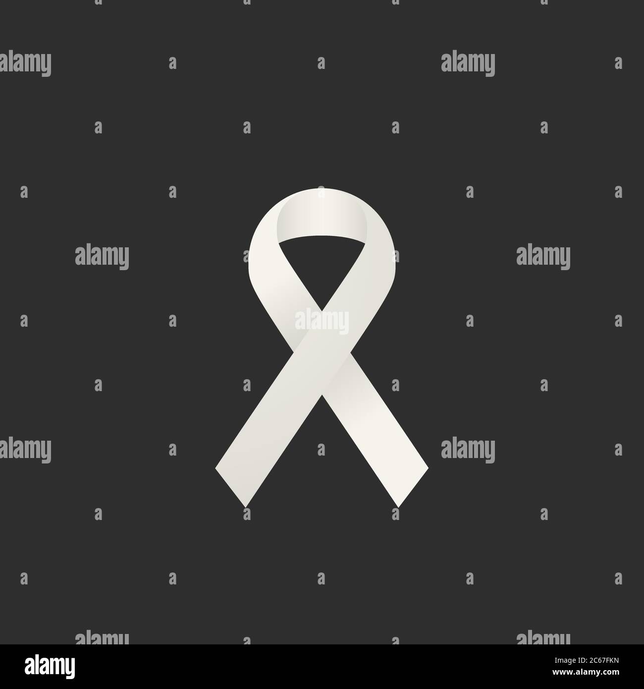 Awareness ribbon vector design hi-res stock photography and images - Alamy