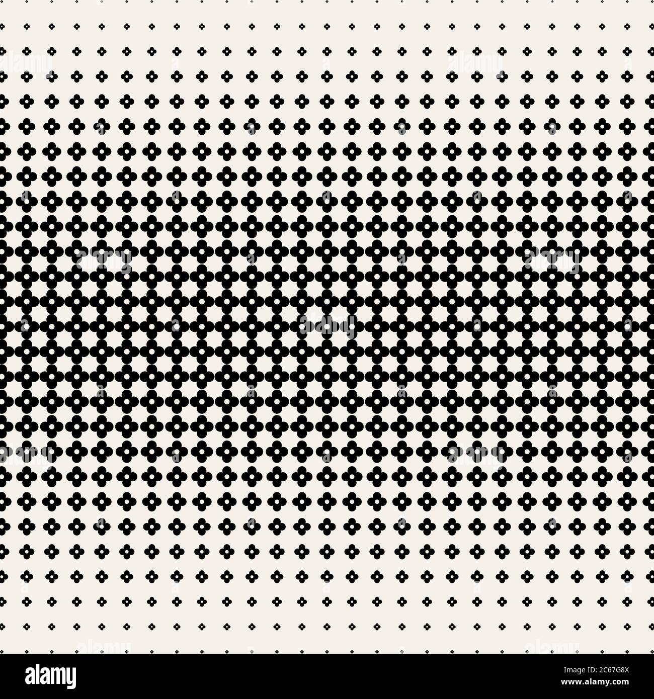 Edles Pattern Monochrome endless pattern. Modern stylish texture. Geometric flower ...