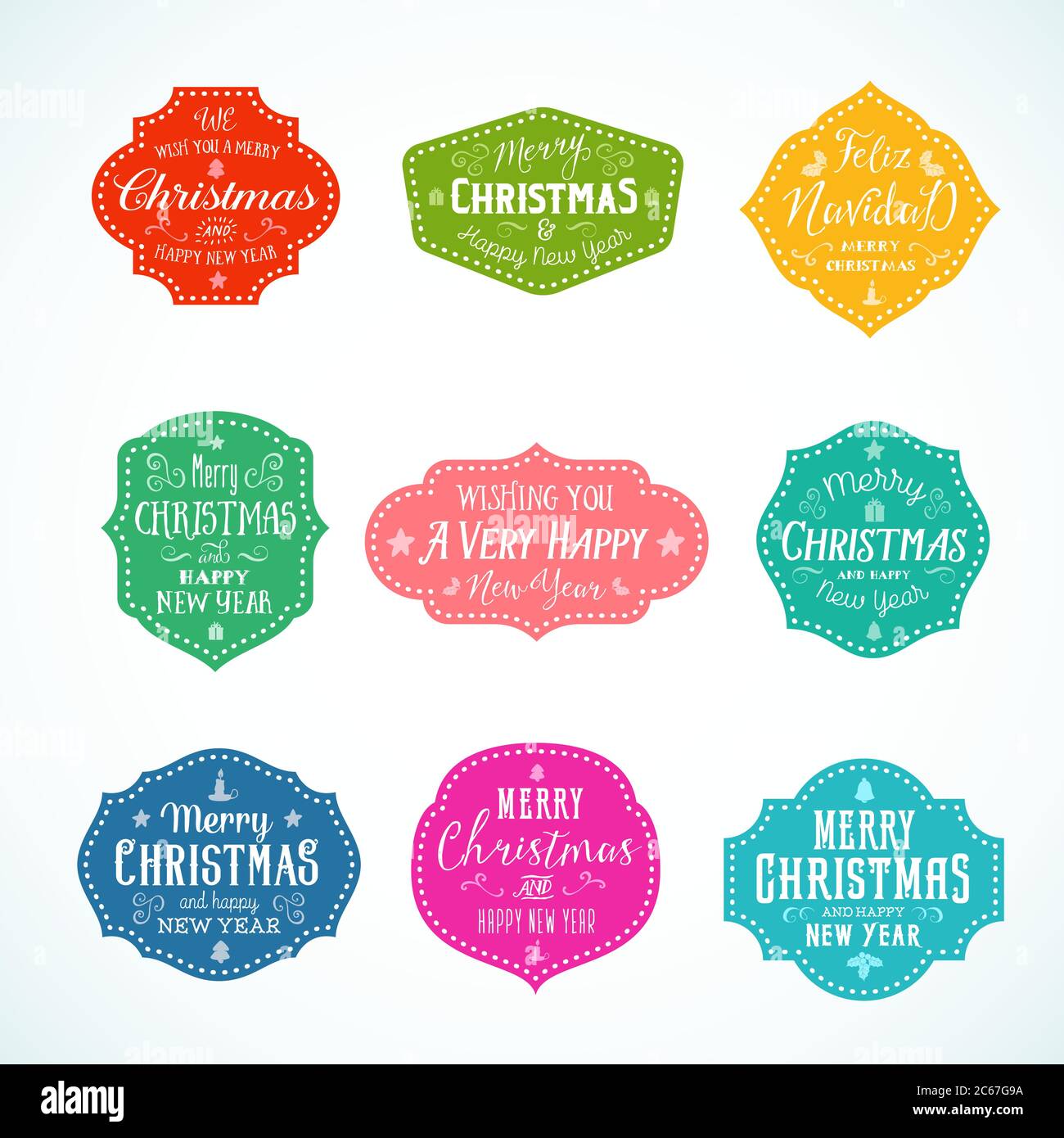 Pink candle christmas decoration Stock Vector Images - Alamy