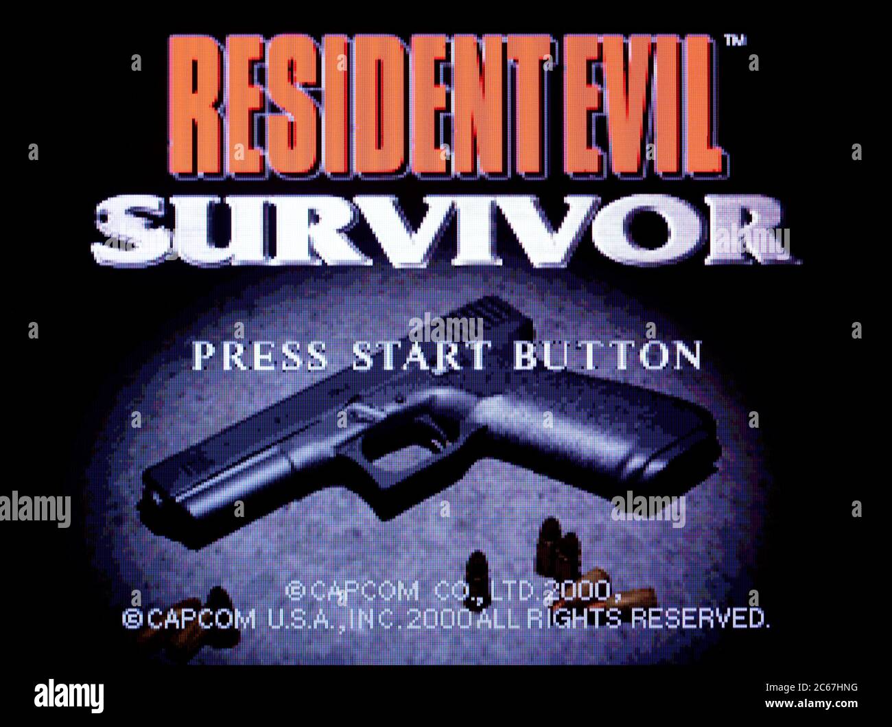 Resident Evil Survivor - Sony Playstation 1 PS1 PSX - Editorial use only  Stock Photo - Alamy