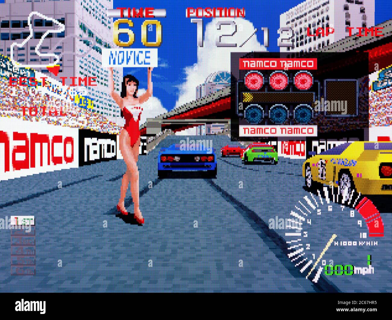 Ridge Racer Sony Playstation 1 PS1 PSX Editorial use only Stock Photo Alamy