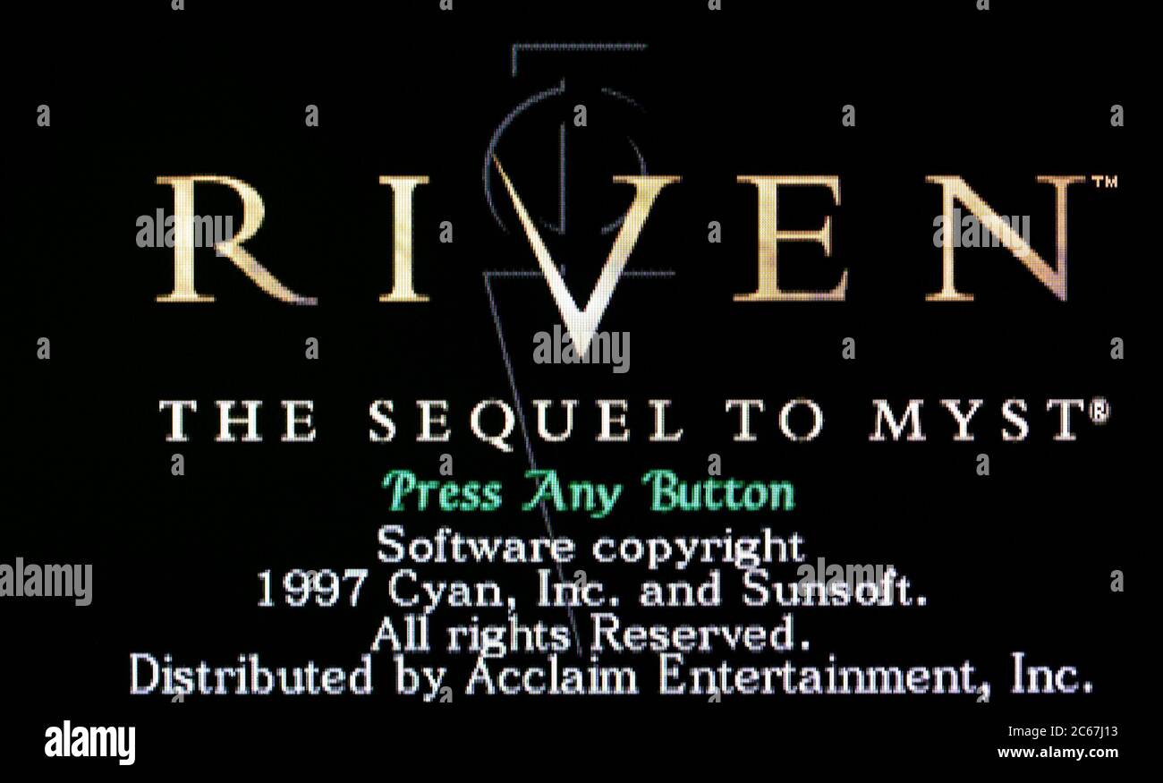 Riven The Sequel To Myst High Resolution Stock Photography And Images Alamy