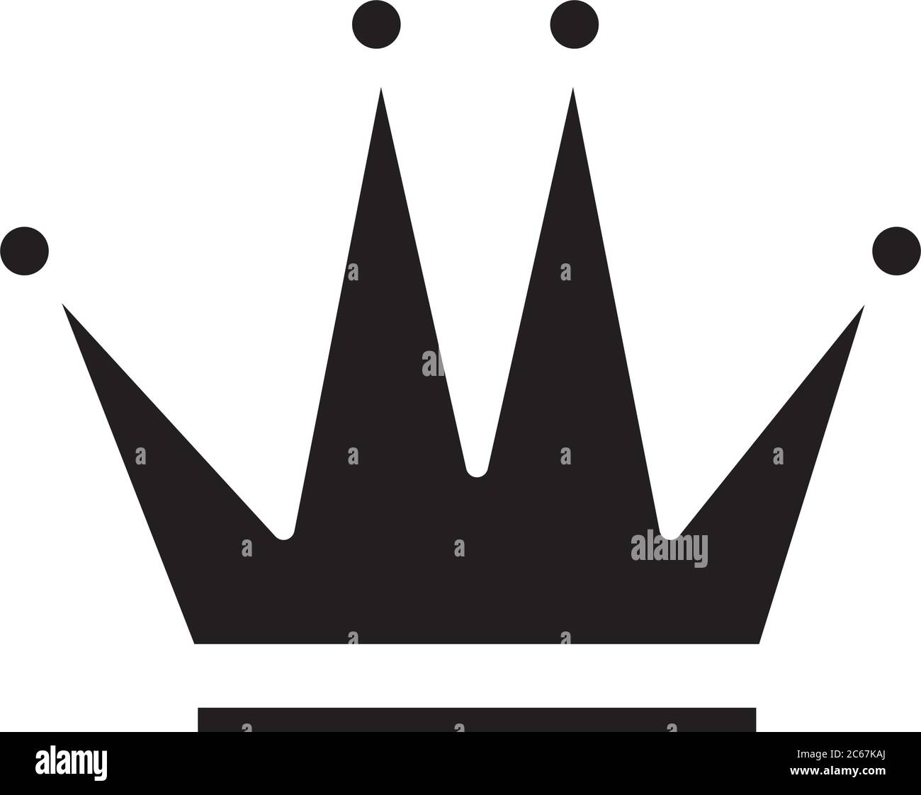 royal crown of viscount silhouette style icon vector illustration ...