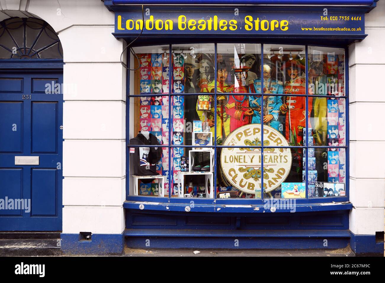 Beatles store in London Stock Photo