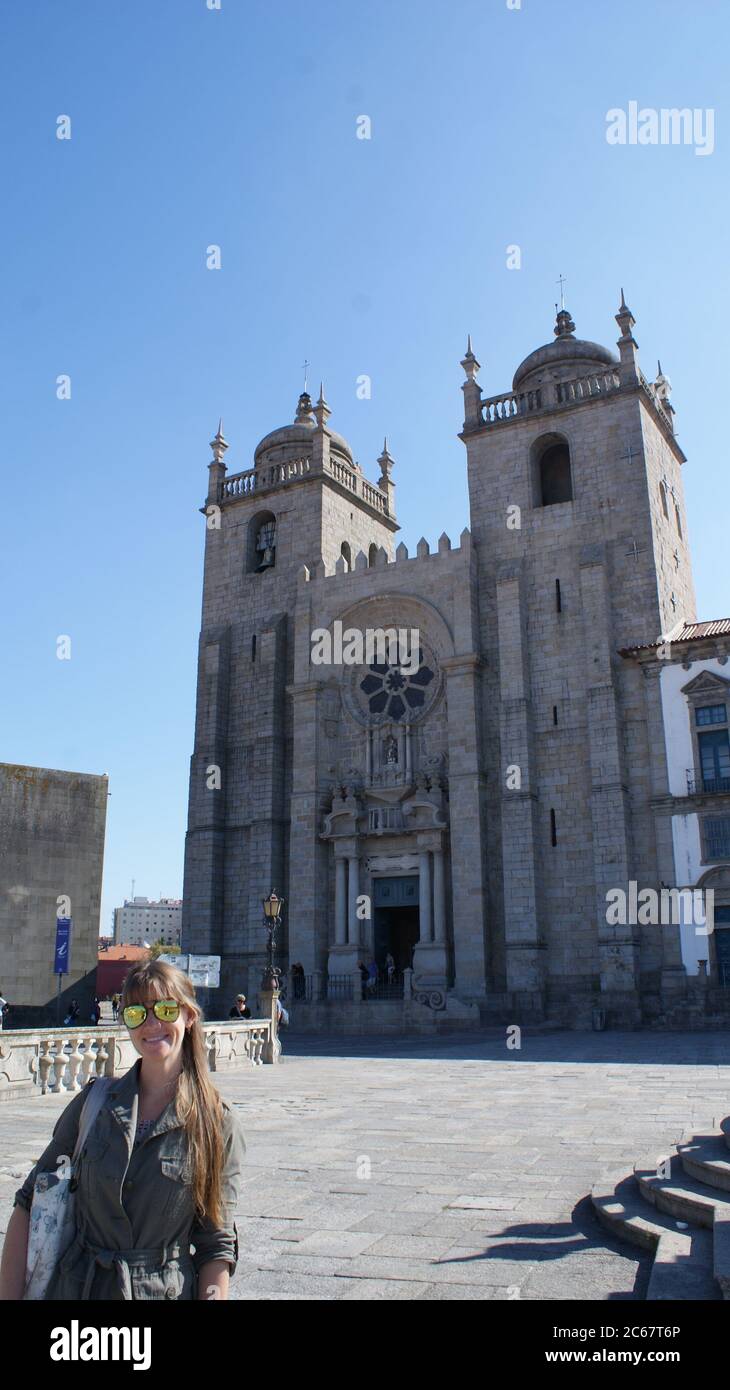 The beautiful architecture of Porto: a city near the Atlantic Ocean, Portugal. The beach and wonderful places. Stock Photo