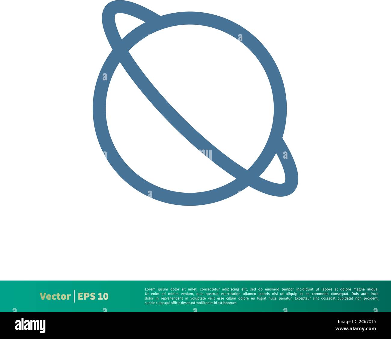 Planet Icon Vector Logo Template Illustration Design. Editable Vector EPS 10. Stock Vector