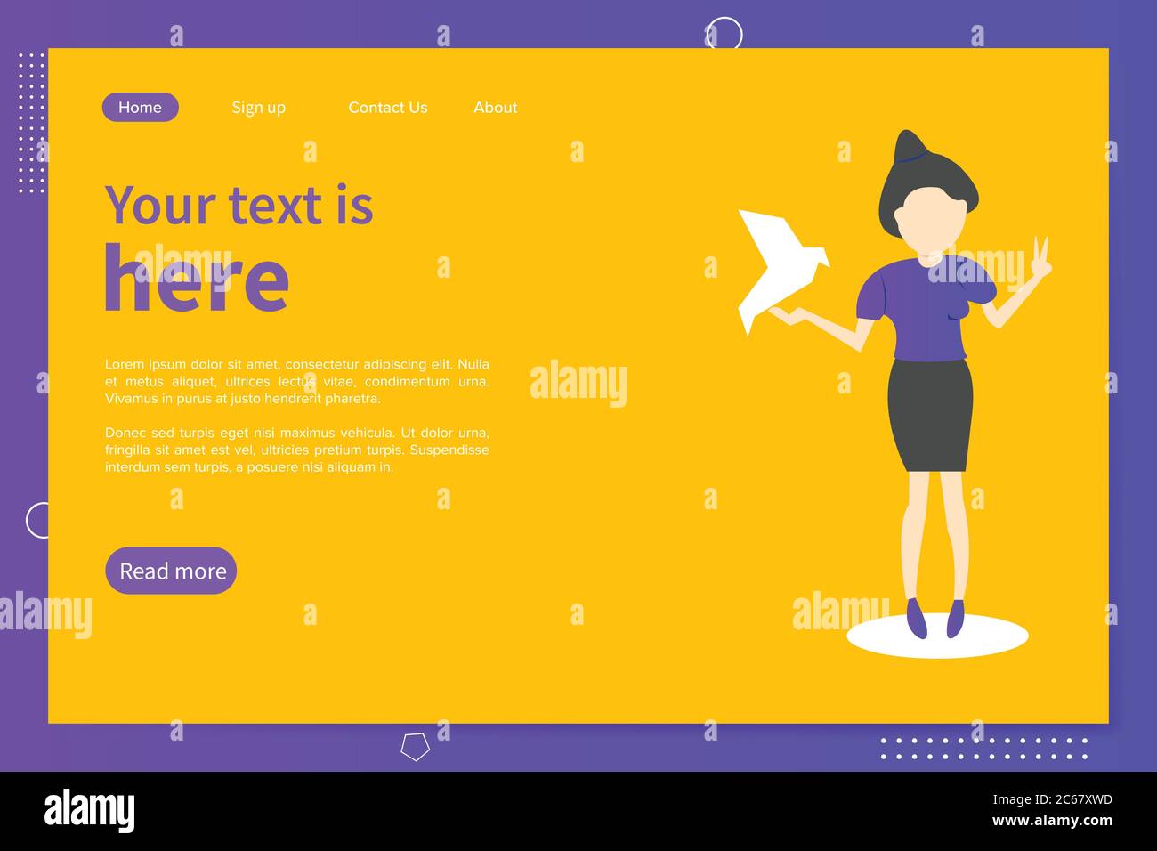 Creative person work Stock Vector Images - Alamy