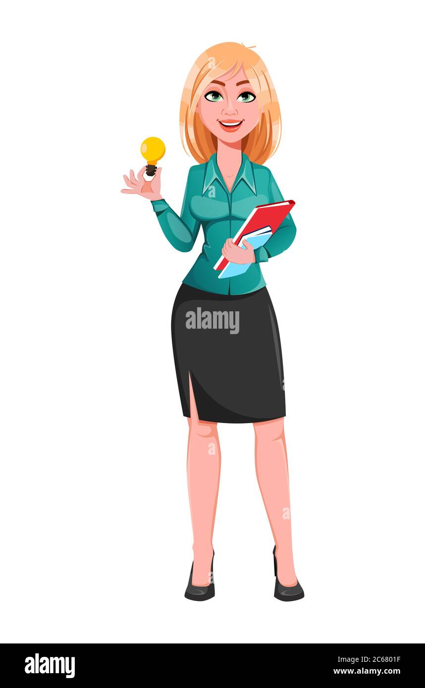 Successful Business Woman Clip Art Successful Businesswoman Flying On