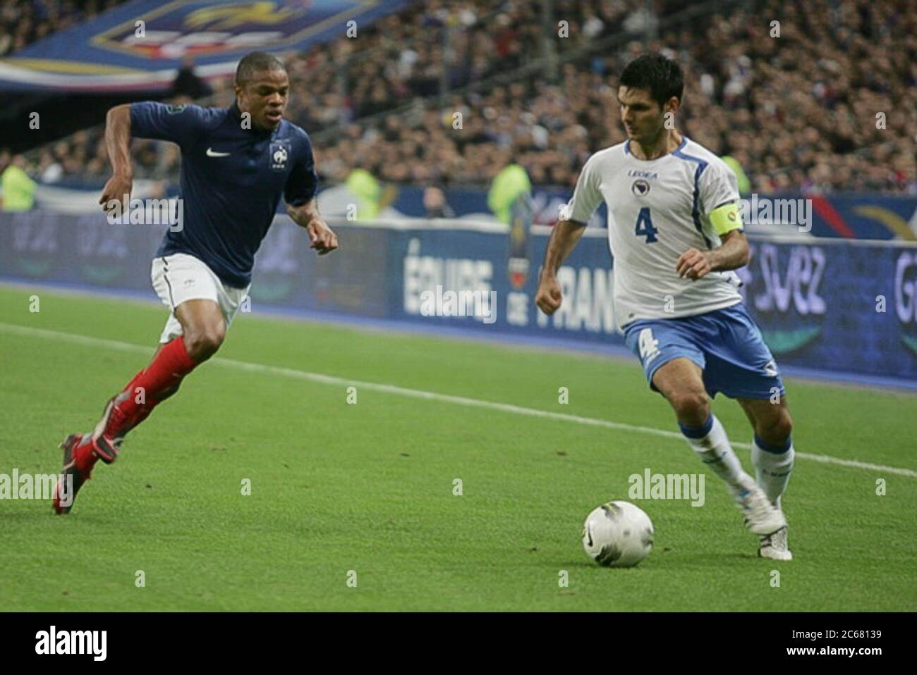 Loic Remy During the Qualification EURO 2012  , France - Bosnie -  on Octocber 11, 2011 in Stade de France, Paris - Photo Laurent Lairys / DPPI Stock Photo