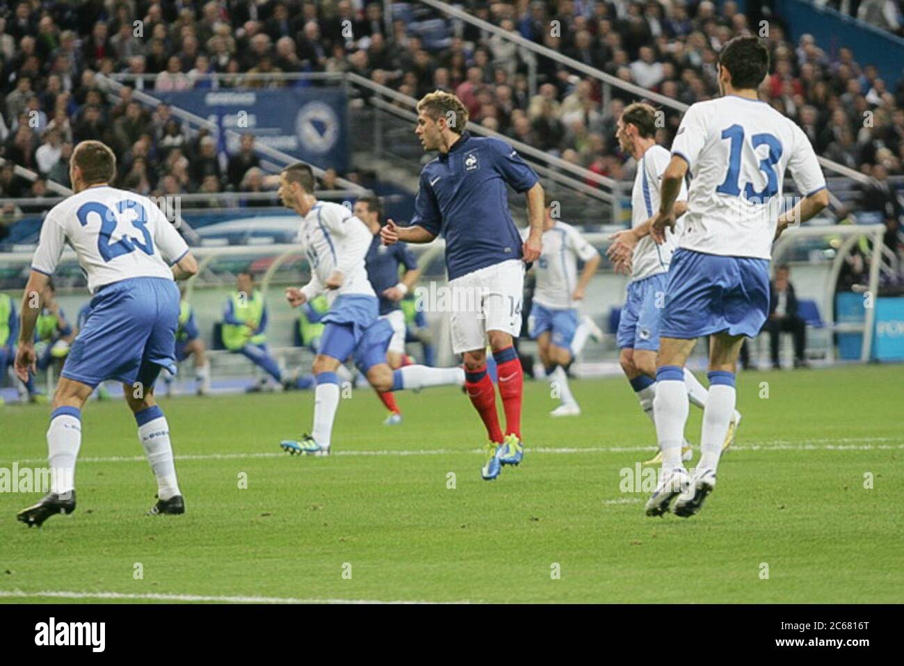 Jeremy Menez During the Qualification EURO 2012  , France - Bosnie -  on Octocber 11, 2011 in Stade de France, Paris - Photo Laurent Lairys / DPPI Stock Photo