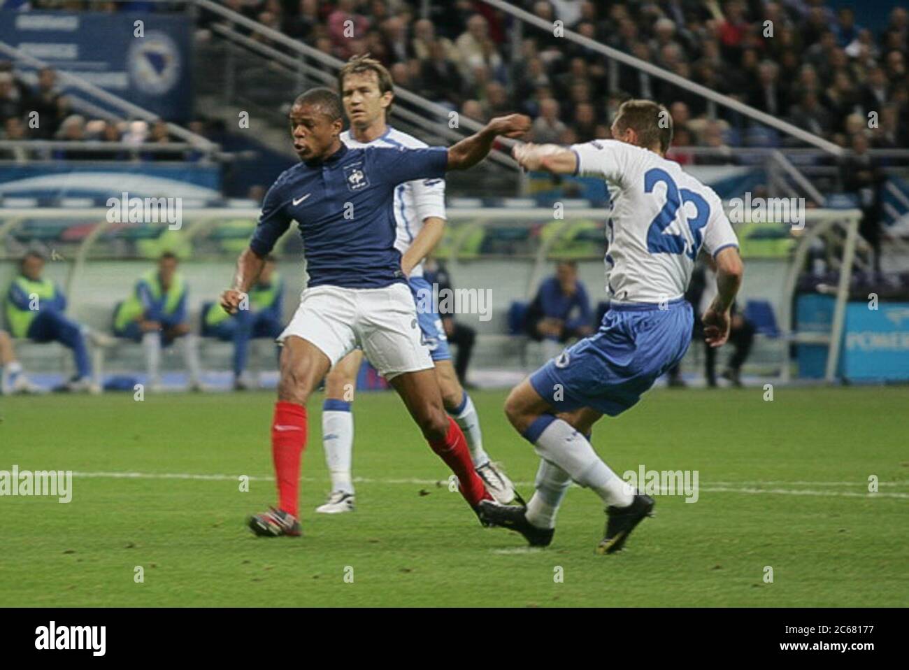 Loic Remy During the Qualification EURO 2012  , France - Bosnie -  on Octocber 11, 2011 in Stade de France, Paris - Photo Laurent Lairys / DPPI Stock Photo