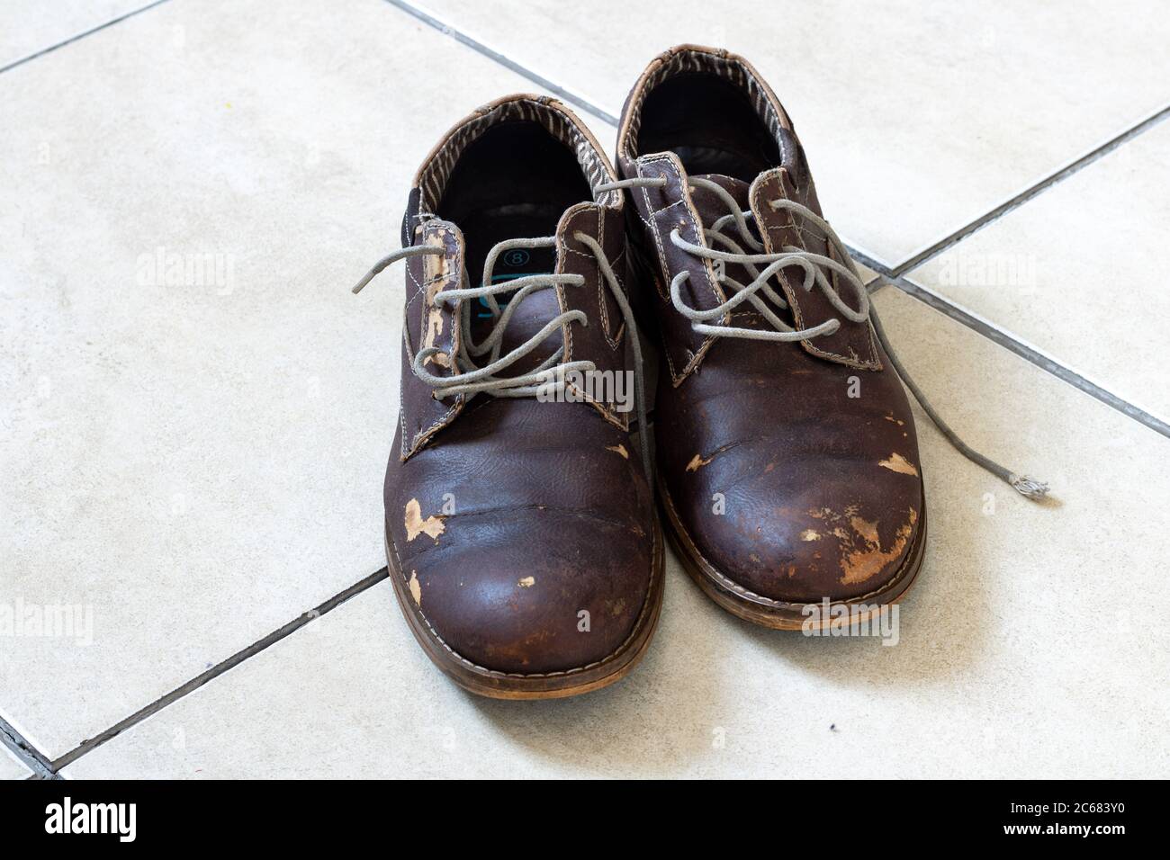 Scuffed shoes hi-res stock photography and images - Alamy