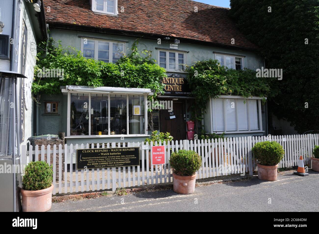 Finchingfield Antiques Centre, Finchingfield, Essex Stock Photo - Alamy