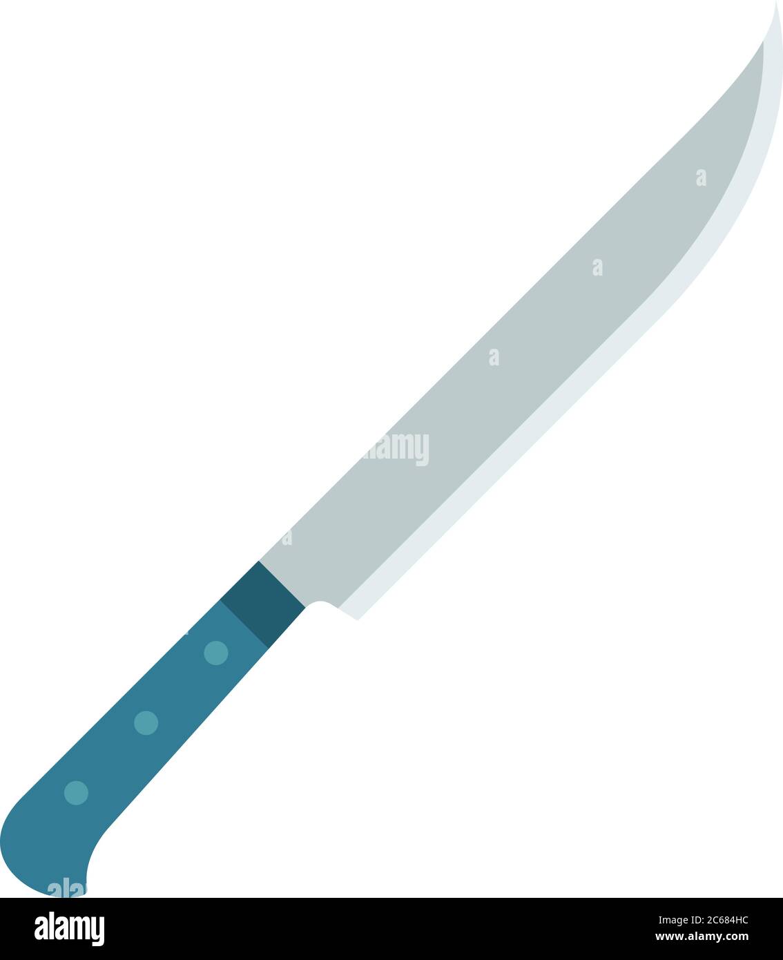 Bone-cutter knife vector flat isolated on white Stock Vector
