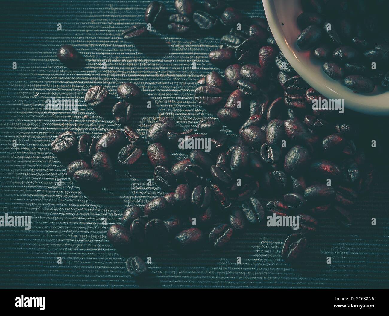 Background From Coffee; Closedup; vintage style Stock Photo