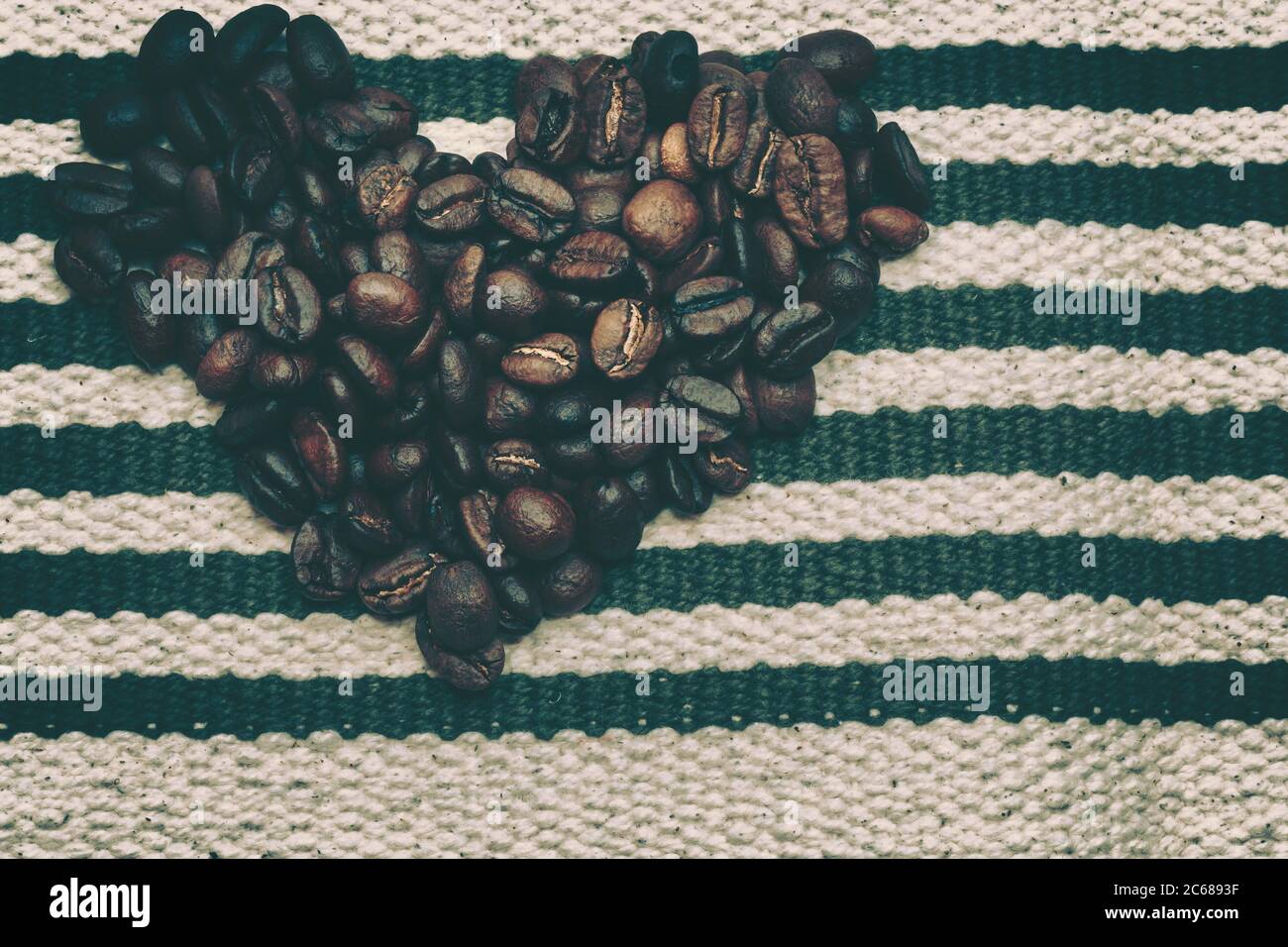 Background From Coffee; Closedup; vintage style Stock Photo