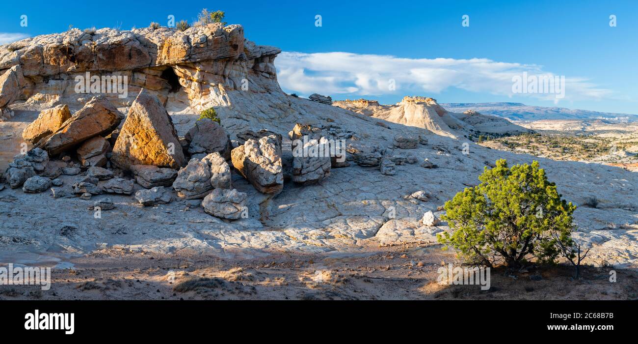 View of rocks, Grand Staircase, Escalante National Monument, Utah, USA Stock Photo