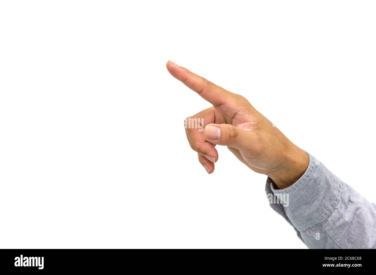 Male finger clicking on virtual hi-res stock photography and images - Alamy