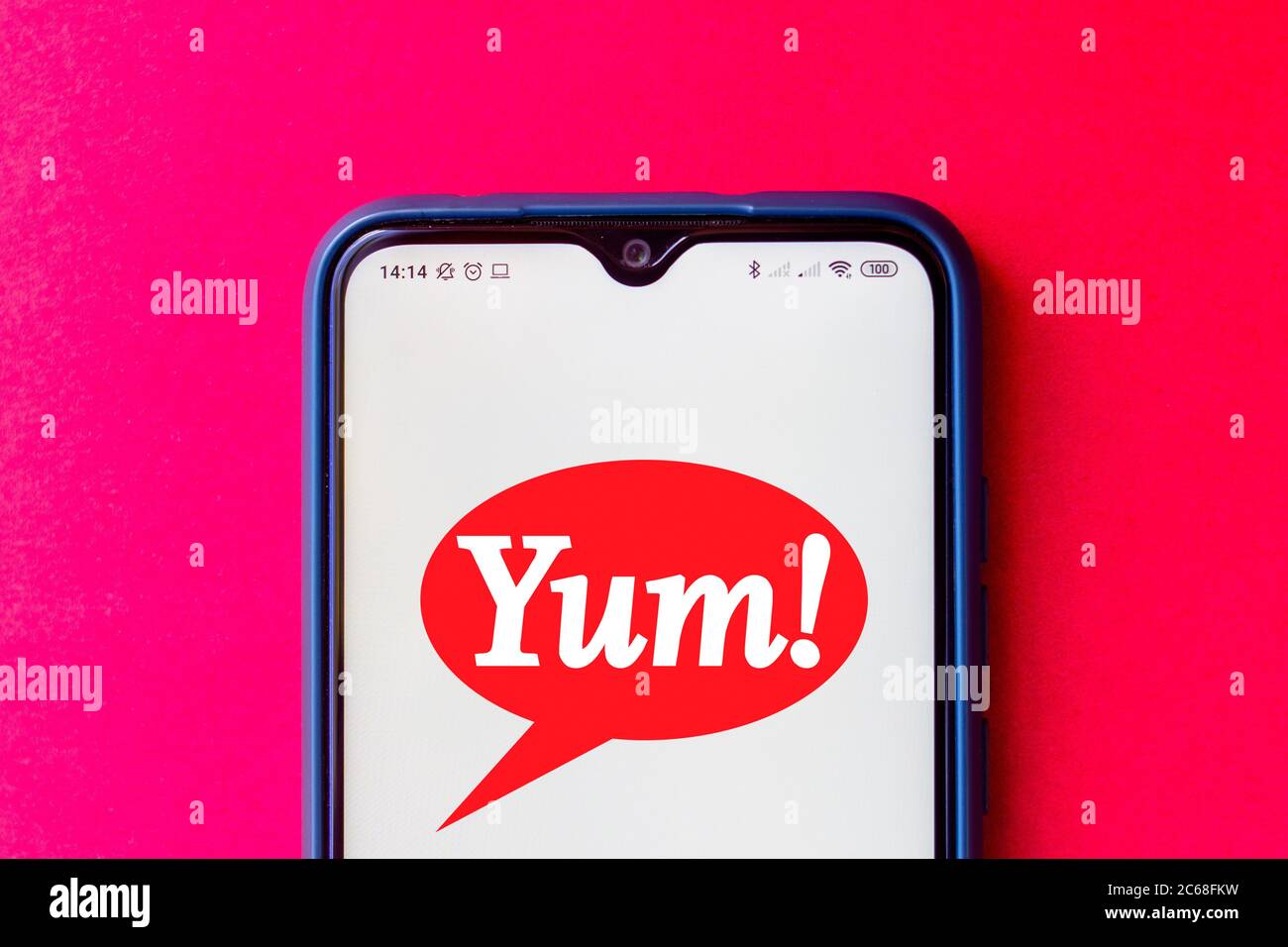Brazil. 4th July, 2020. In this photo illustration the Yum! Brands logo seen displayed on a smartphone. Credit: Rafael Henrique/SOPA Images/ZUMA Wire/Alamy Live News Stock Photo