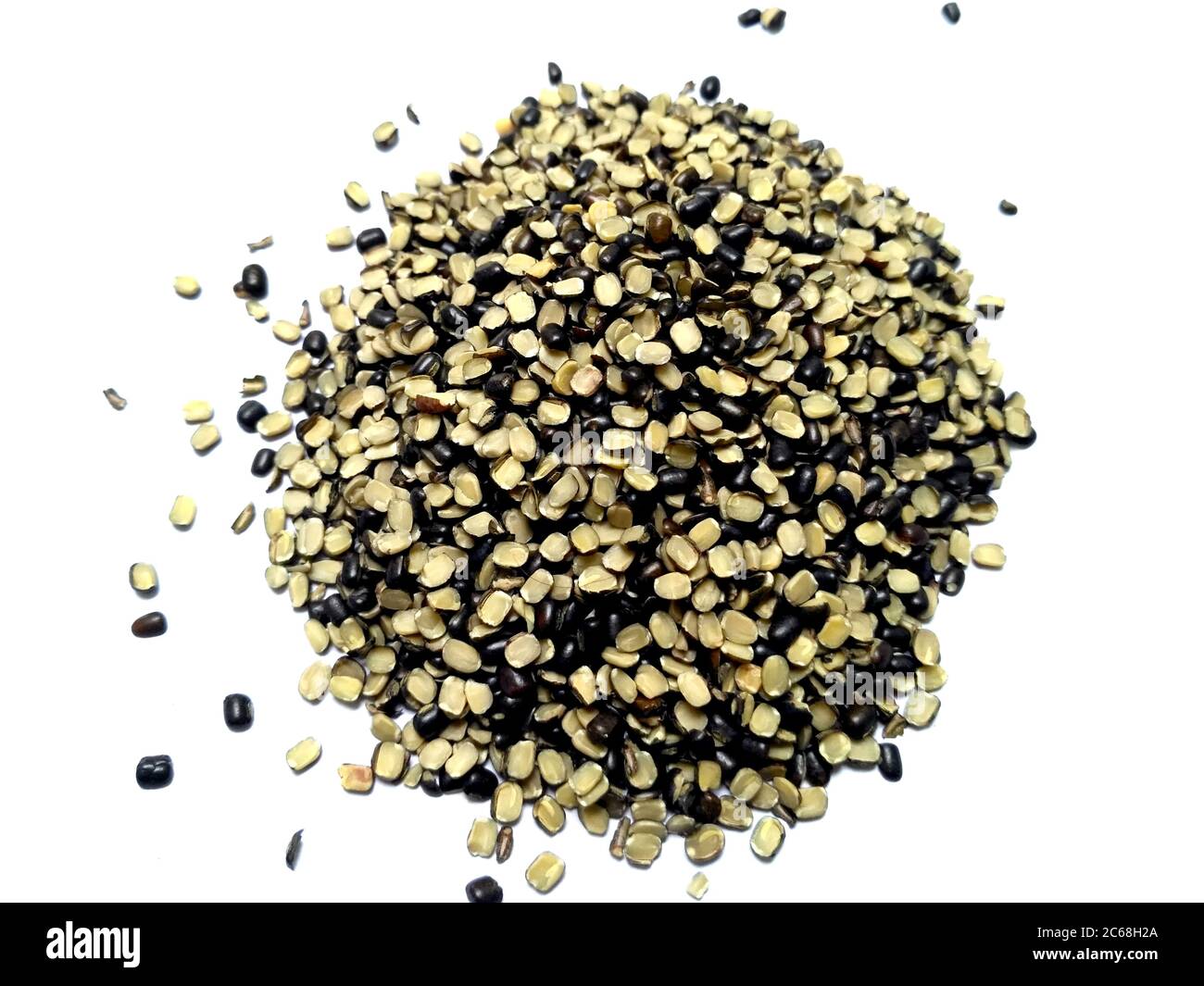 Split Black Lentil Also Know as Black Gram, Black Urad Dal, Vigna Mungo