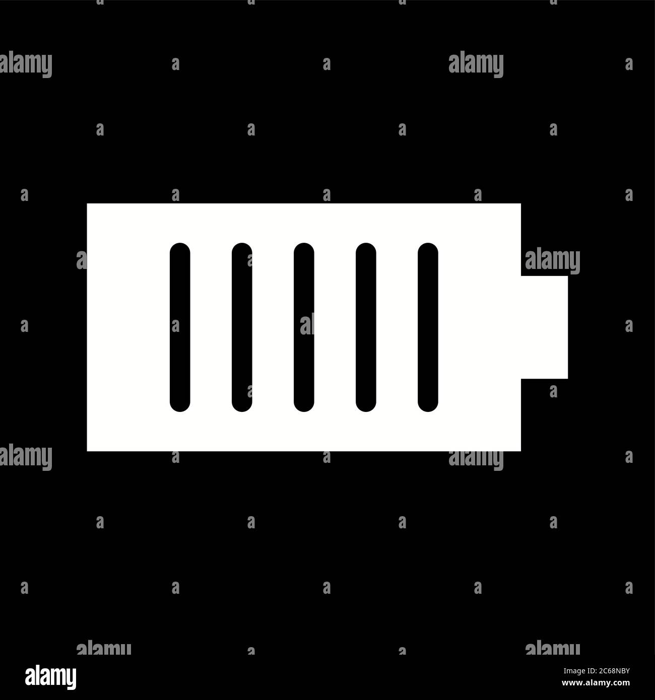 Unique Charging Cell Vector Glyph Icon Stock Vector Image & Art - Alamy