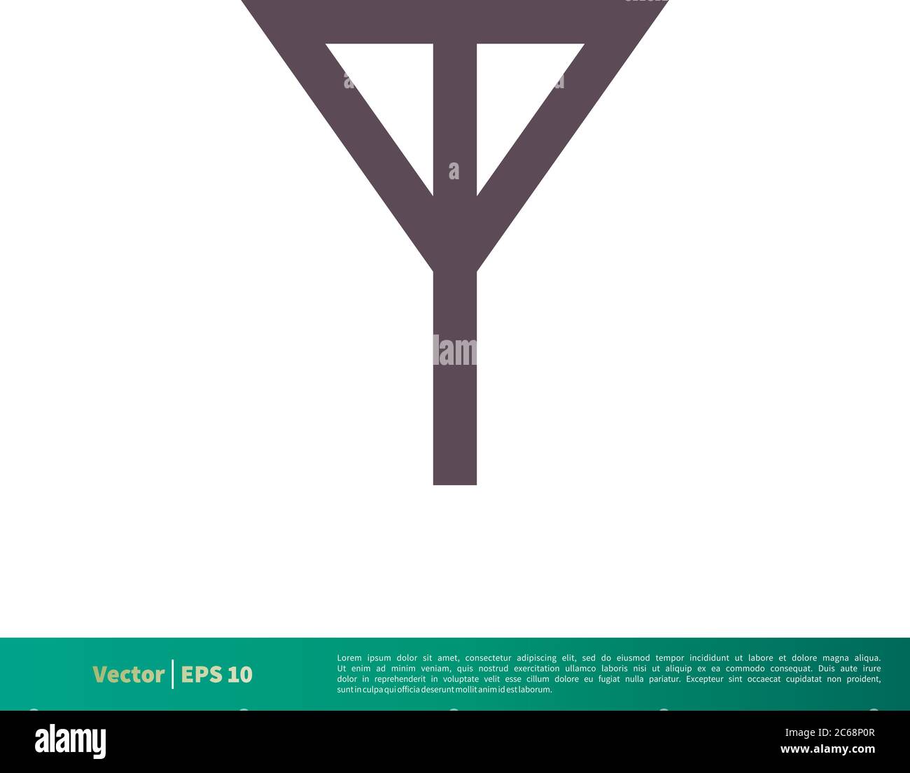Connection Signal Icon Vector Logo Template Illustration Design. Editable Vector EPS 10. Stock Vector