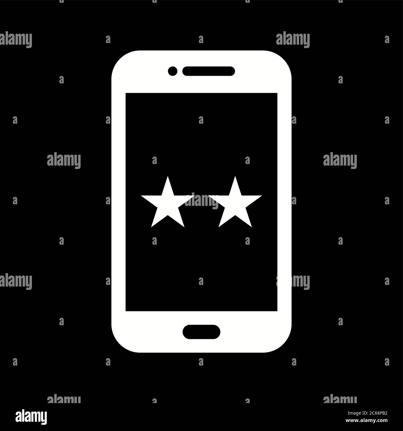 Unique Favorites Vector Glyph Icon Stock Vector