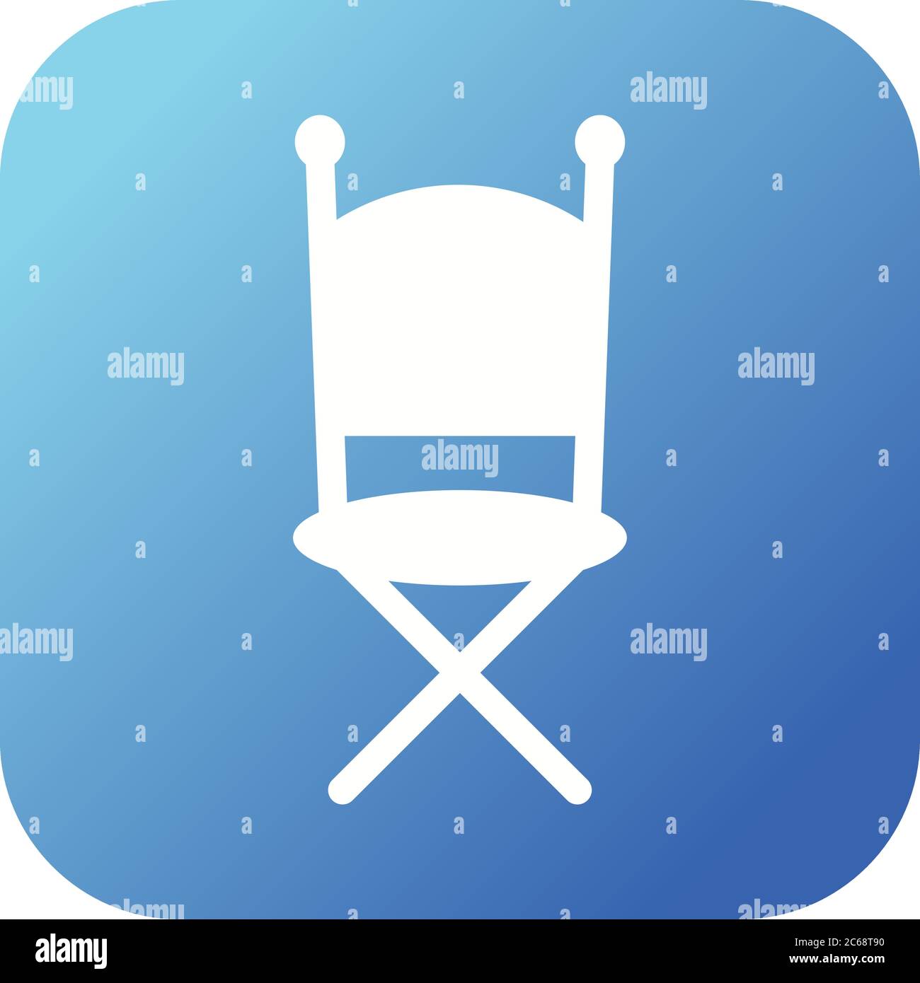 Unique Chair Vector Glyph Icon Stock Vector Image & Art - Alamy