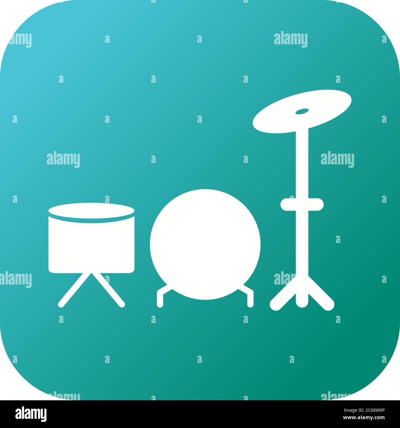 Unique Drums Vector Glyph Icon Stock Vector Image & Art - Alamy