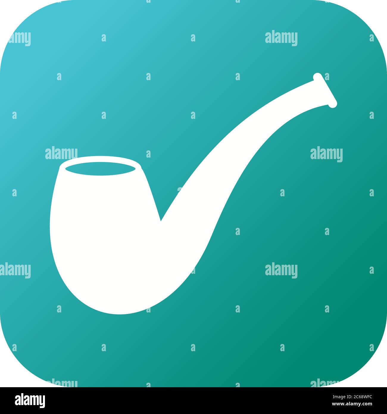 Unique Smoking Pipe Vector Glyph Icon Stock Vector Image & Art - Alamy