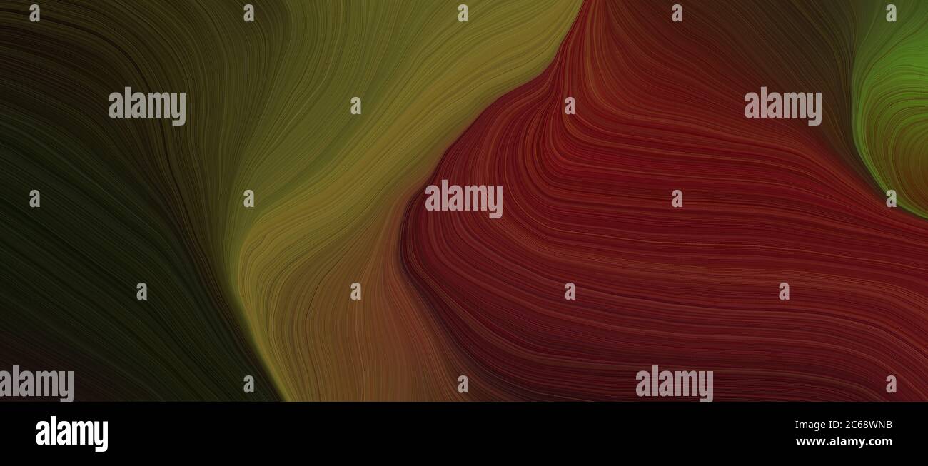 background graphic element with abstract waves design with dark red