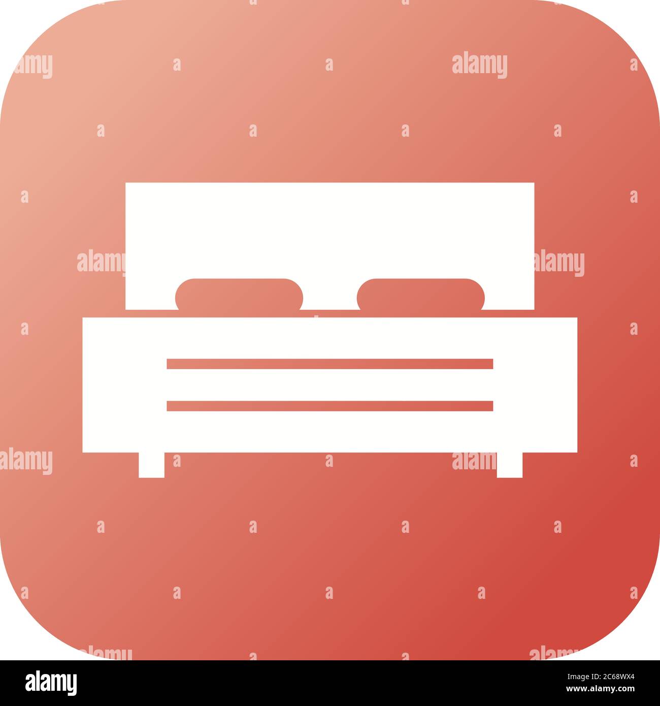 Unique Bed Vector Glyph Icon Stock Vector Image & Art - Alamy