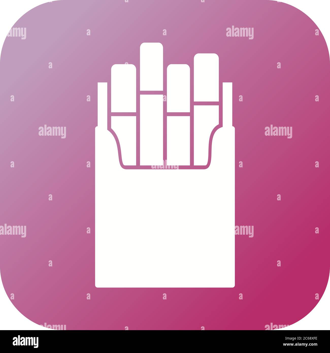 Unique Cigarette pack Vector Glyph Icon Stock Vector Image & Art - Alamy