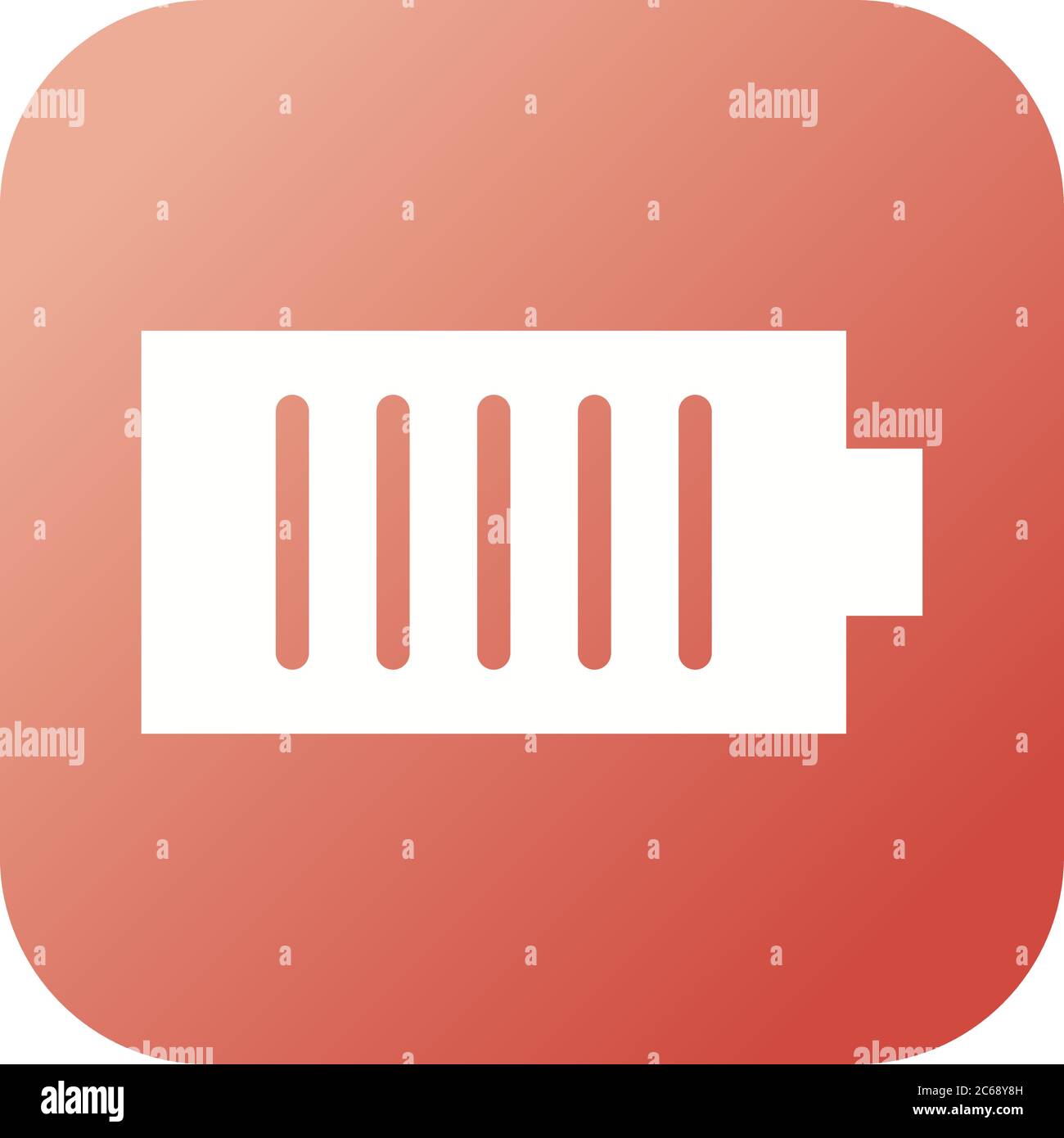 Unique Charging Cell Vector Glyph Icon Stock Vector Image & Art - Alamy