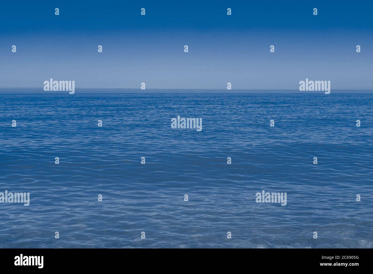 Blue sea waves soft surface. Summer abstract background pattern. Stock Photo