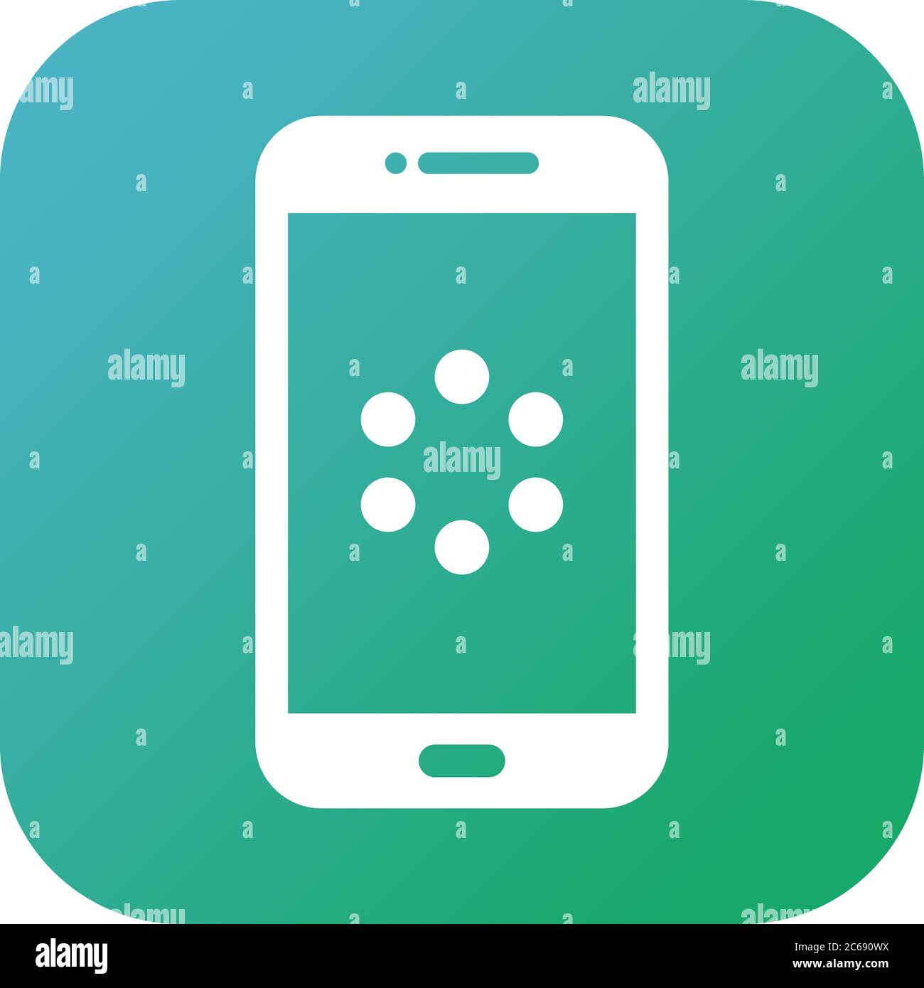 Unique Watch Synchronization Vector Glyph Icon Stock Vector